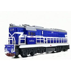 1/72 Legering Locomotief Pull Back Model Trein Speelgoed Geluid Licht Kinderen Speelgoed Auto