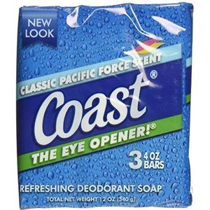 Coast Bath Bars Original Blue 3 Bar Soap, 300 ml