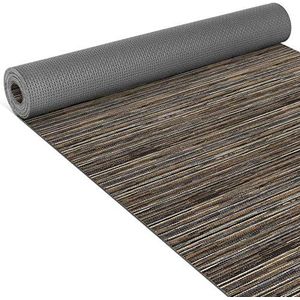 Keukenloper tapijt loper geweven patroon tapijtlook bruin 65 x 300 cm vele maten / patronen