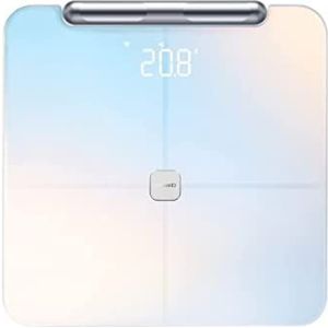 Huawei Scale 3 Pro, body fat, 8 meetelektroden, 22 meetindicatoren, wifi en Bluetooth, uitgebreide analyse van de lichaamssamenstelling, wit