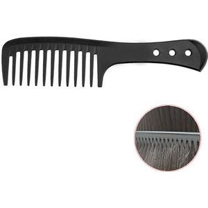 Brede Tandkam, Antistatische Carbon Haarkam
