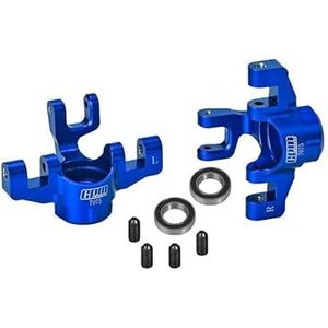 Aluminium 7075 Front Steering Block For Arrma 1/8 MOJAVE 4X4 4S BLX Desert Truck RTR-ARA4404 Upgrade Parts - Blue