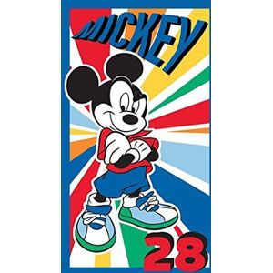 Minnie Mouse of Mickey Mouse Kids handdoek 30 x 50 cm (blauw)