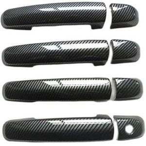 Auto-onderdeel Voor Suzuki Voor Swift 2005-2010 Deurgreepafdekking Bekleding Handgrepenafdekkingen Kunststof Koolstofvezel