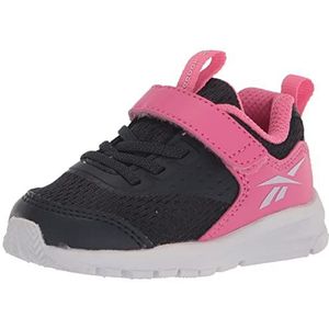 Reebok Girls Rush Runner 4.0 Running Shoe, Vector Navy/True Pink/Lucid Lilac, 13.5 Little Kid
