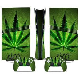 Anti Kras Voor PS5 Pro Skin Disc Edition & Voor PS5 Pro Skin Digital Edition Console Controller Vinyl Cover Skins Wraps Krasbestendig Compatibel 30203 Geen Schuimvorming(Digital Edition)