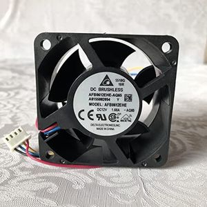 Original AFB0612EHE 6038 DC12V 1.68A 4-wire gale volume cooling fan