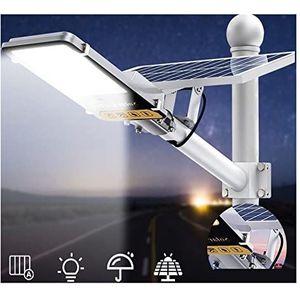 Zonne-straatverlichting, Krachtige gesplitste straatlantaarn op zonne-energie Waterdichte buitentuin Zonlicht Huis Afstandsbediening Led-licht Buiten Tuinverlichting(1000w Aluminum)