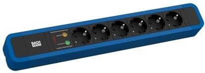 Bachmann - Stekkerdoos - 350.303 - 6 x CEE 7/3 - 2 m