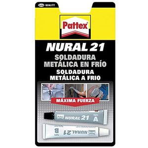 Pattex Nural 21 Cold Soldeerbout, reparatielijm, grijs, 22 ml