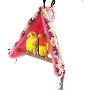 Anjing Warm Vogel Nest Bed Hangmat Huis Perch voor Papegaai Parakeet Cockatiels Cockatoo Finch Canarische Kooi Speelgoed