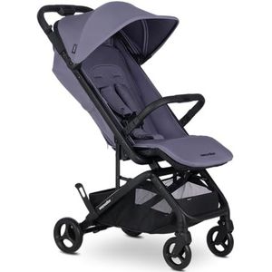 Easywalker Miley2 Reisbuggy, ultralicht en compact, 0-22 kg, eenvoudig met één hand op te vouwen, inclusief reistas en regenbescherming, 100% kantelbaar, violet