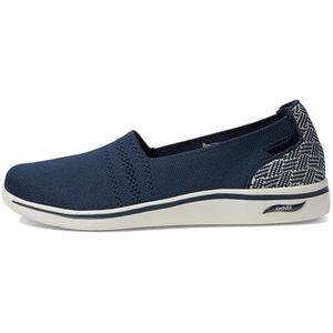 Skechers Dames Arch Fit Uplift-Jasper Slipper, marineblauw/naturel, 42 EU, marineblauw natuur, 42 EU