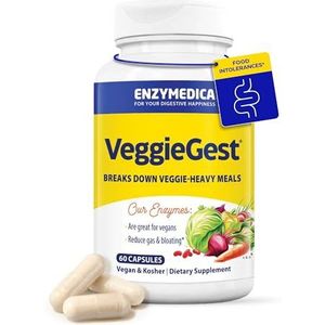 Enzymedica 0.045 g VeggieGest Capsules - Pack of 60 Capsules