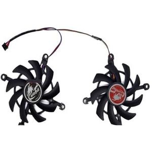 Videokaartventilator, grafische koeler, voor kleurrijke iCafe voor RTX 3060 voor Gaming L 12GB, voor Tomahawk DUO 3050 8G(Tomahawk 3060 Fan)