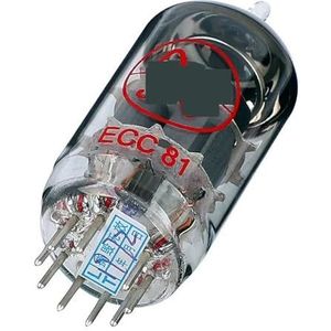 ECC81 vacuümbuis: vervangt de ECC81CC ECC801S 12AT7 6201 signaalbuis vermogensversterker (1 stuks ECC81)