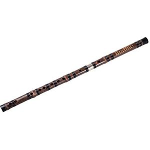 Handgemaakte Bamboe Fluit Chinese Dwarsfluit Professionele Wind Muziekinstrumenten Paarse Bamboefluit Handgemaakt Met Accessoires Beginner Bamboe Fluit (Color : G key)