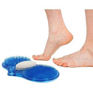 Douche Voet Scrubber Cleaner Douche Voet Massager Puimsteen Voetverzorging voor Mannen Vrouwen om de bloedsomloop te verbeteren Kalmeren Achy Voeten Verminderen Pijn/1249