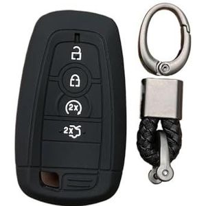 Sleutelbehuizing houder Voor Maverick Voor Focus Voor Edge Explorer Expeditie Everest Fusion Voor Mondeo Voor Mustang Voor Raptor Voor Bronco Sleutel Autosleutel Beschermhoes Sleutelbehuizing(4)