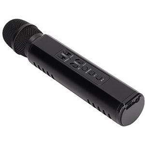 Draadloze Microfoon, Bluetooth-handmicrofoon, Microfoonluidspreker Compatibel met Zangtoepassingen Karaoke Zangmicrofoon Voor Car Singing Home KTV Voor Pc-smartphones(zwart)