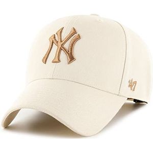 '47 Baseballcap MLB New York Yankees NY, MVP pet, met snapback sluiting, kleur naturel, natuurlijk, Eén maat