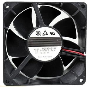 LMNCBVYA High-Performance 9CM Cooling Fan 24V 0.55A for 9G0924G101 - Reliable 2-Wire Design for Efficient Cooling Solutions