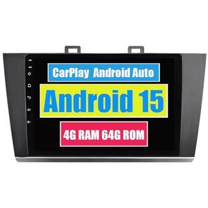 RoverOne Auto Stereo CarPlay Hoofd Unit voor Subaru Outback 5 2014-2018 Legacy 6 2014-2017 Android Auto Touchscreen Sat Navi Bluetooth WiFi Radio Speler