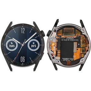 Smartwatch vervangende onderdelen Dual Cable Edition LCD-scherm en digitizer volledige montage met frame voor Huawei Watch GT 3 46mm JPT-B19 Smartwatch vervangende onderdelen