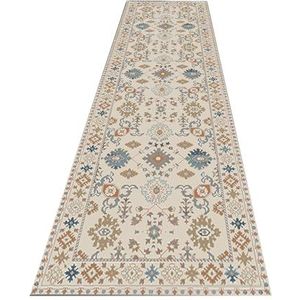 Retro Bloemen Gangtapijt Schuifdeurmat Met Antislip Rubberen Achterkant, Smal Lopertapijt For Hal Keuken Hal Trap Hal Ingang (Color : Color 2, Size : 2ftx6.6ft)