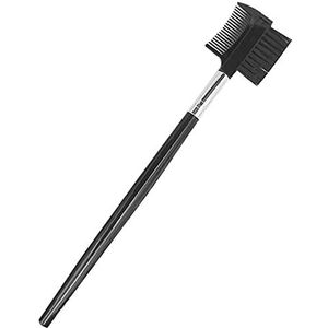 1 stuk 2-in-1 wenkbrauwkam, wimperborstel, oogwimperkam, wenkbrauwborstel, wenkbrauwborstel met kam aan beide zijden, voor wimpers en wenkbrauwen, wenkbrauwborstel voor vrouwen make-upgereedschap