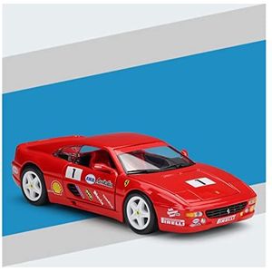 Schaal afgewerkte modelauto 1:24 Voor Ferrari F355 Uitdaging Legering Racewagen Model Statische Gegoten Voertuig Collectie Souvenir Display Miniatuurreplica-auto