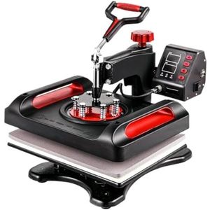 12x15In Heat Press Machine Multifunctionele Clamshell Printer Digitale Transfer Sublimatie,Soepele werking