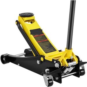 Hydraulische krik, Auto krik 2,5-4 ton vloer krikken zware stalen race krik met dubbele zuigers snel hef pomp bandenwissel hef reparatie gereedschap(2.5T)