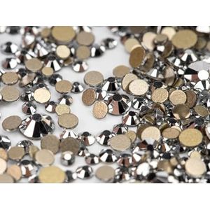 1440Pcs SS4-SS20 Glas Kristal AB Rose Non Steentjes Goud Plaksteen Glitter Strass Stenen DIY Nail Art Accessoires-Labardor, SS8-1440Pcs