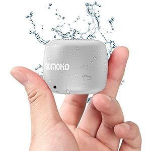 Momoho Draadloze Bluetooth-luidspreker, waterdicht, mini-luidspreker, draagbaar, kort ontwerp, IPX7, kleine en waterdichte luidspreker, ondersteunt micro-SD-muziek, voor buiten, douche, feest