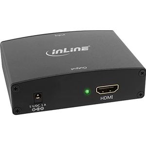 InLine 65004 VGA / Audio zu HDMI Konverter VGA Buchse 15-polig / 2x Cinch Buchsen auf HDMI Buchse Typ A