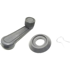 Power Window Regulator Auto Raamheffer Handbediende Hendel Auto Raam Connect 2 Universele Hendel Handdeur Kleur(Gray)