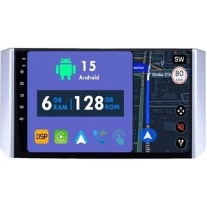 RoverOne Autoradio GPS voor Mitsubishi Xpander 2017-2020 Carplay Android Auto Stereo Hoofdeenheid Bluetooth WiFi Radio Speler Sat Navigatie