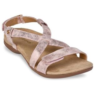 Spenco Dames Cross Strap Sandalen, Koraal, 35 EU