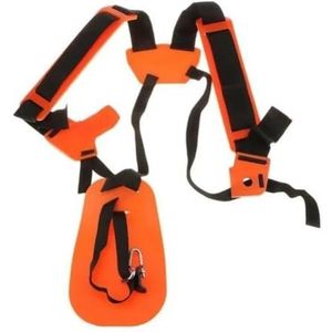 Double Shoulder Strap Lawn Mower Harness Strap Comfort Labor Saving Strimmer Padded Belt for Brush Cutter Trimmer Garden Pruner(A)