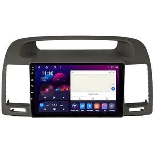 Android 13 GPS Navigation Stereo voor Toyota Camry 2002-2006 9 Inch 2 Din Car Stereo Radio met CarPlay AHD Omgekeerd beeld Bedieningselementen op het stuur Bluetooth(A,S1 1G+32G)