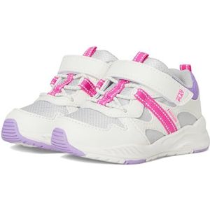 Stride Rite M2p Player 2.0 Sportschoenen voor kinderen, uniseks, Opulento witte tuin, 5.5 Wide Little Kid
