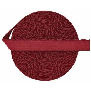 BH-band elastische band 3/8 1/2 5/8 10 mm 13,0 mm 15 mm Nylon schouderband Lingerie naaigaren 50 100 Yard rol-Scharlakenrood-15 mm-50 Yards