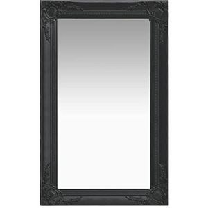 vidaXL Wandspiegel barok stijl 50x80 cm zwart