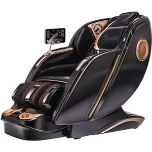 Volledige Lichaamsmassage, Massagestoel 4d Elektrische Intelligente Luxe Stem-Geactiveerde Massagestoel Sl Rail Gratis Installatie(Noir)