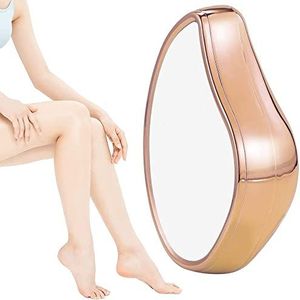 Crystal haarverwijderaar, haarverwijderaar voor mannen en vrouwen, Magic Crystal haarverwijderaar, nano pijnloze ontharingssteen voor zijdeachtige huid, snelle en eenvoudige haarverwijderaar (goud)
