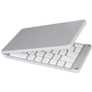 Bluetooth Keyboard -PYRIOLHI- Folding portable keyboard - Office mini phone tablet language keyboard(White)
