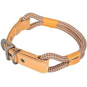 Zolux halsband voor hond imao hydepark bruin 40x0,6 cm