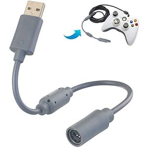 OSTENT USB Breakaway Verlengkabel Adapter Compatibel voor Microsoft Xbox 360 Bedrade Controller