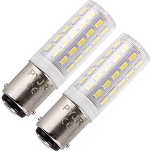 B15 - Led-naaimachine Gloeilamp - Koud Wit 6000 K - 5 W AC 230 V - Verpakking van 2 Stuks